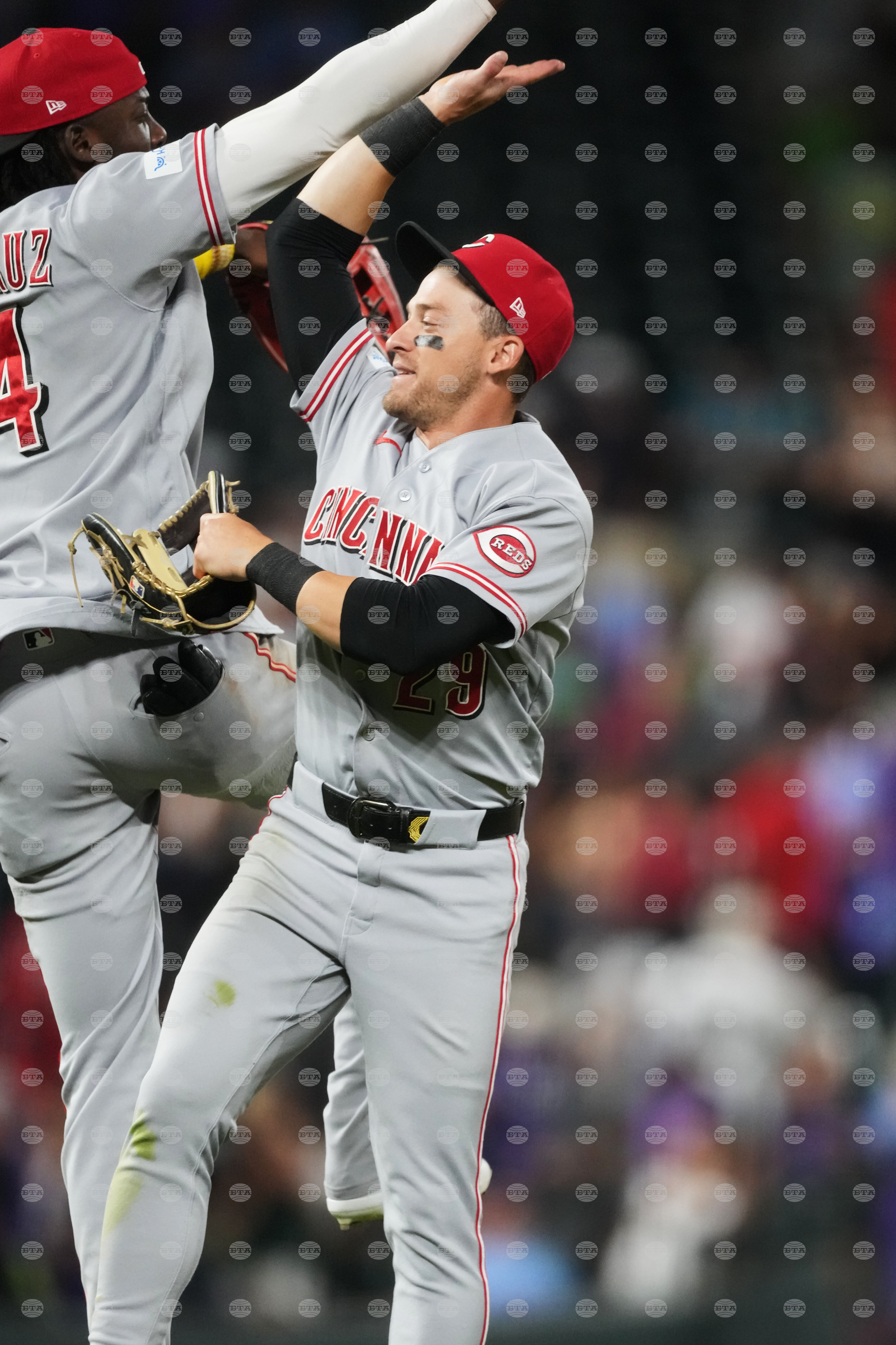 Reds Rockies Baseball