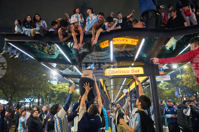 APTOPIX Argentina WCup Soccer Reaction