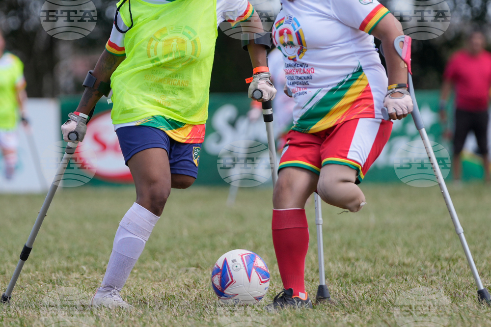 APTOPIX Bolivia Amputees Soccer