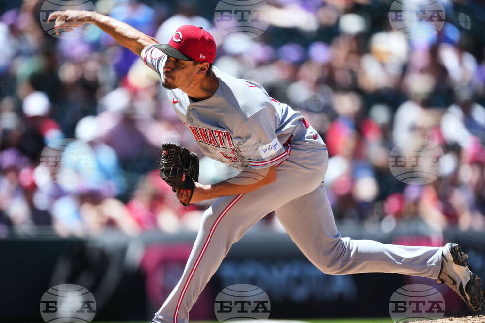 Reds Rockies Baseball