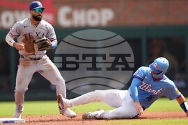 Rangers Braves Baseball