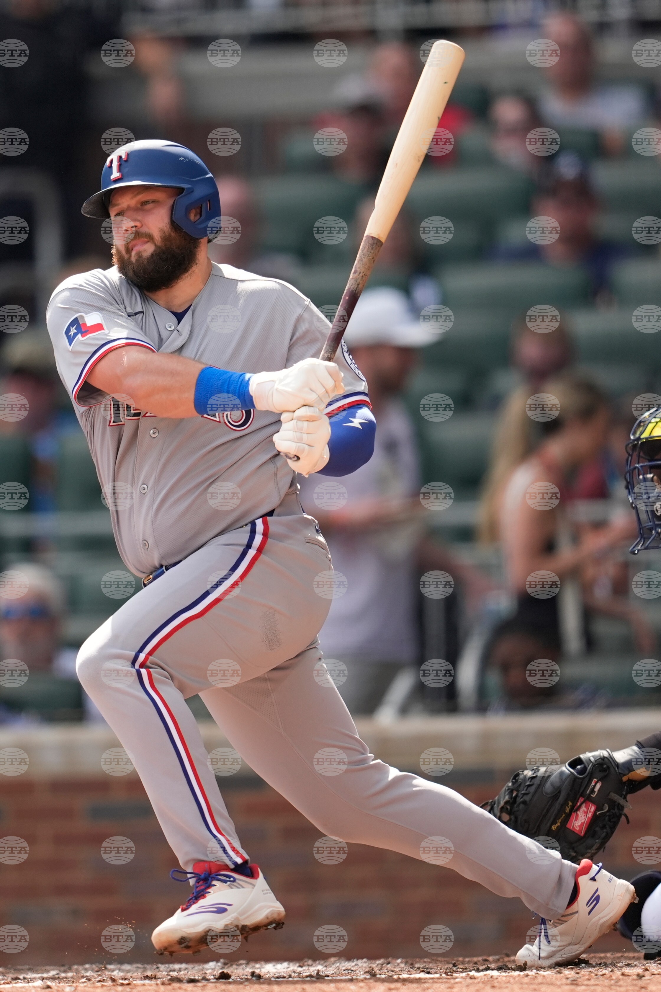 Rangers Braves Baseball
