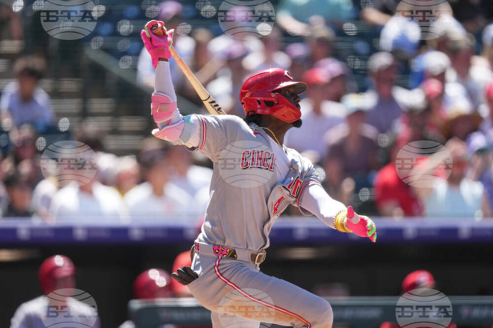 Reds Rockies Baseball