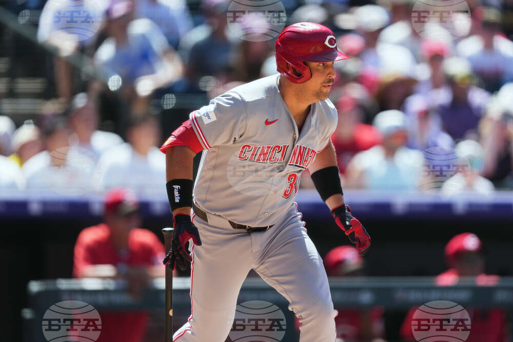 Reds Rockies Baseball