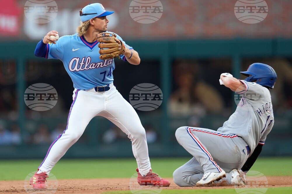 Rangers Braves Baseball