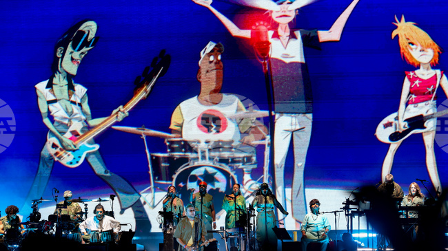Gorillaz събра 20 хиляди души в Пловдив