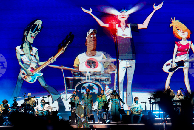 Gorillaz събра 20 хиляди души в Пловдив