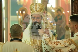 Патриарх Даниил - храм „Св. пророк Илия“ - литургия