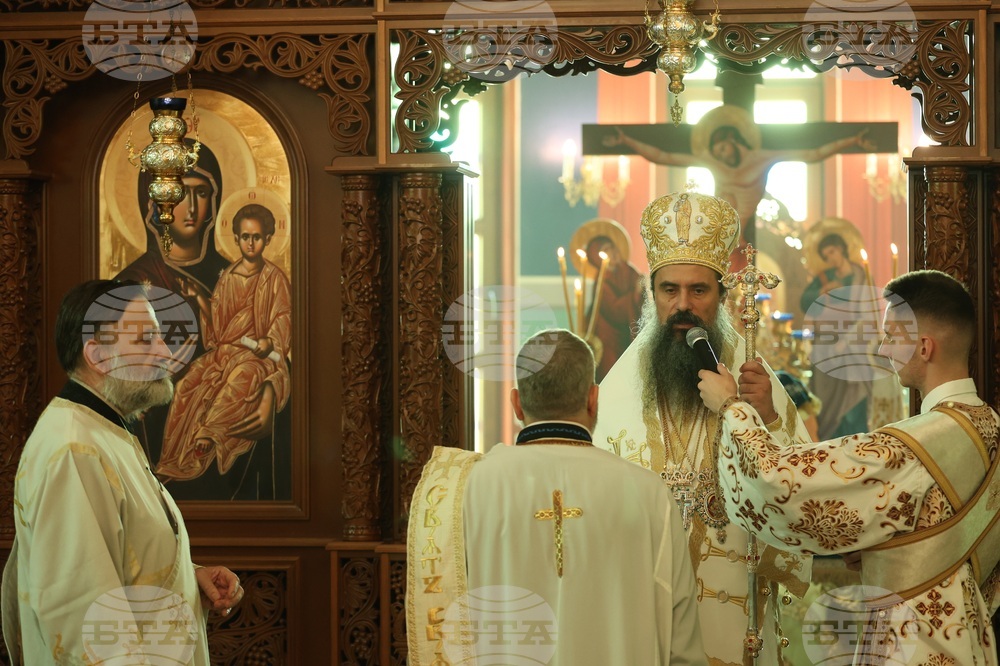 Патриарх Даниил - храм „Св. пророк Илия“ - литургия