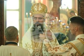 Патриарх Даниил - храм „Св. пророк Илия“ - литургия