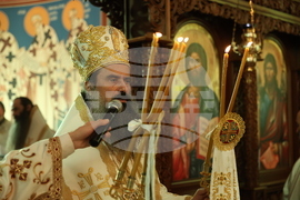 Патриарх Даниил - храм „Св. пророк Илия“ - литургия