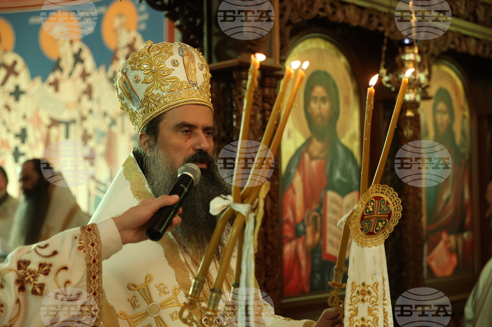 Патриарх Даниил - храм „Св. пророк Илия“ - литургия