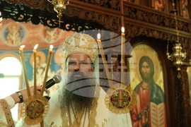 Патриарх Даниил - храм „Св. пророк Илия“ - литургия