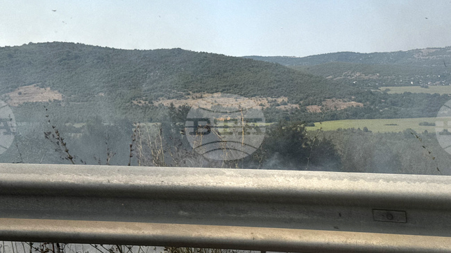Traffic Restricted on Trakia Motorway Due to Fire, Sofia-Bound Traffic Limited to Overtaking Lane