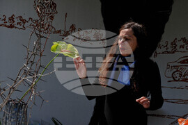 Бургас - национална изложба на цветя - демонстрации на икебана