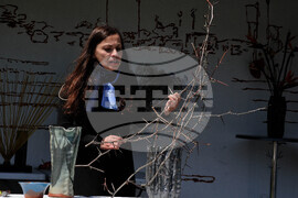 Бургас - национална изложба на цветя - демонстрации на икебана