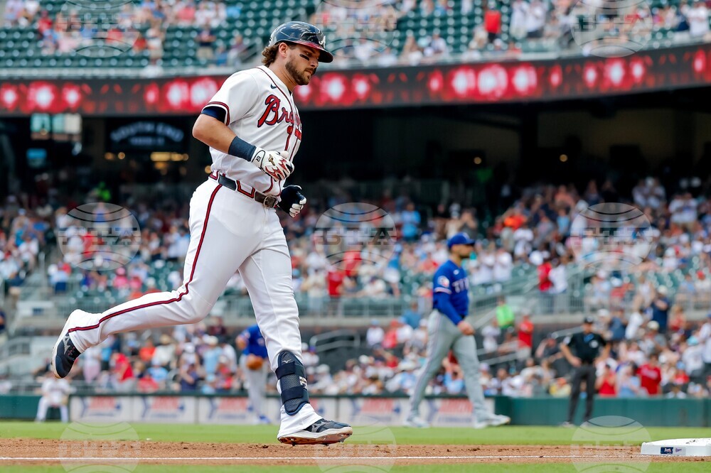 Rangers Braves Baseball