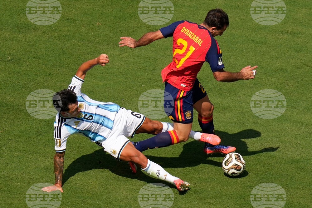 APTOPIX Argentina Spain WCup Soccer