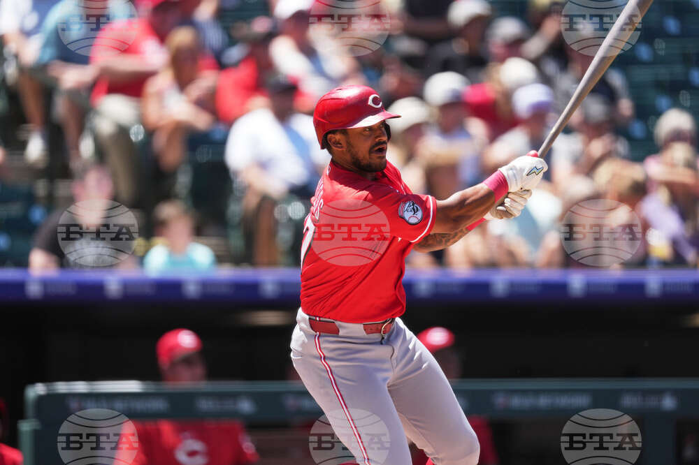 Reds Rockies Baseball