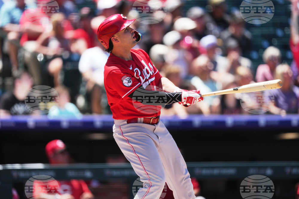 Reds Rockies Baseball