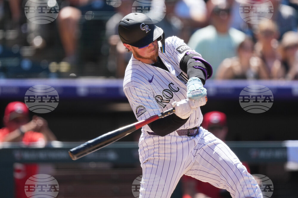 Reds Rockies Baseball