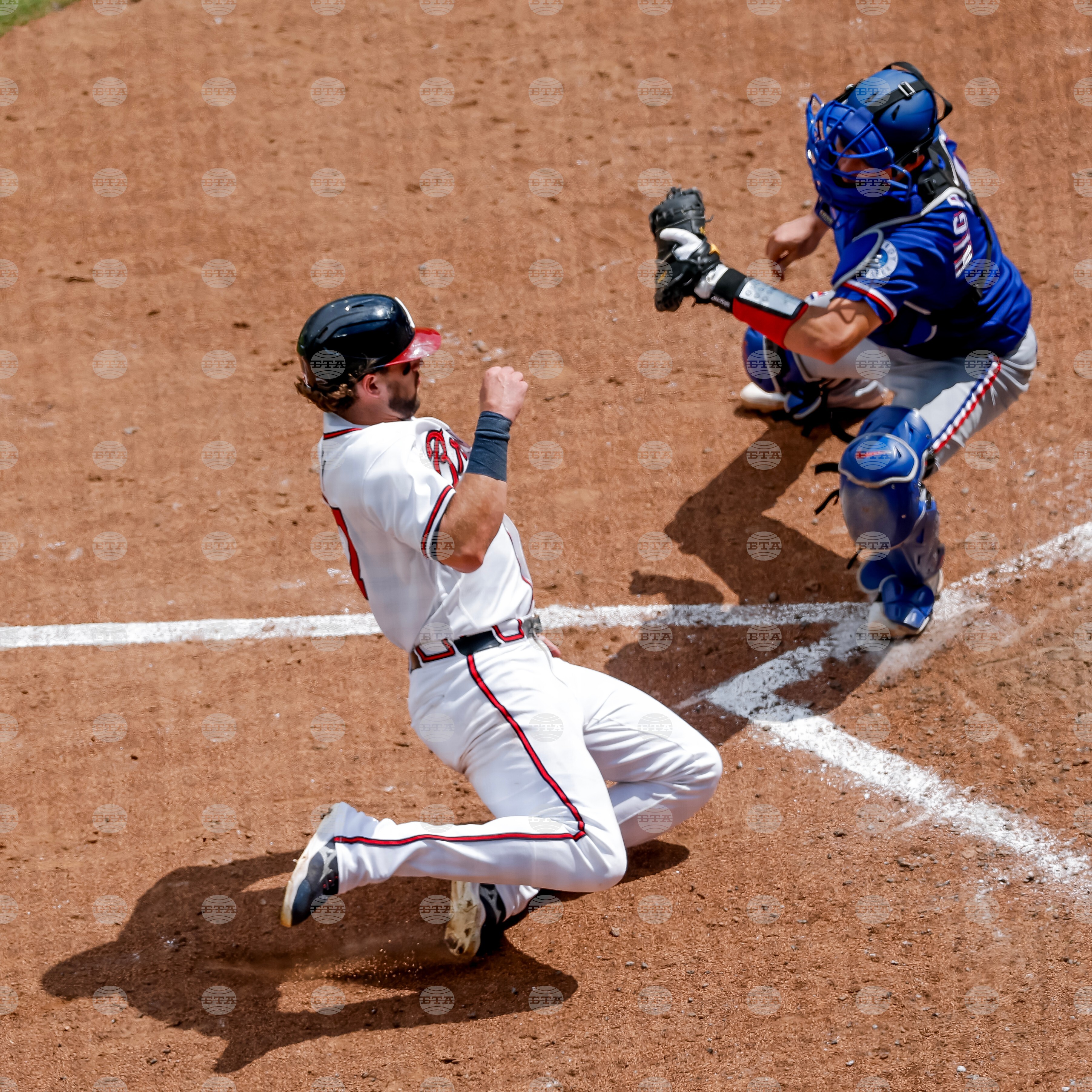 Rangers Braves Baseball