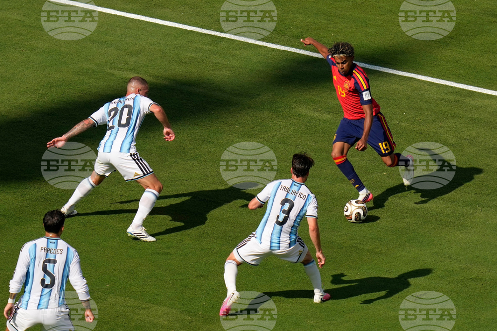 APTOPIX Argentina Spain WCup Soccer