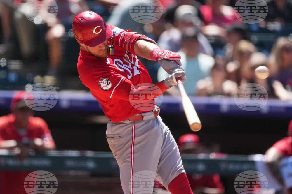 Reds Rockies Baseball