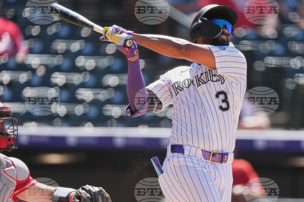 Reds Rockies Baseball