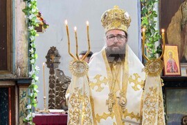 Село Градец - Видински митрополит Пахомий - литургия