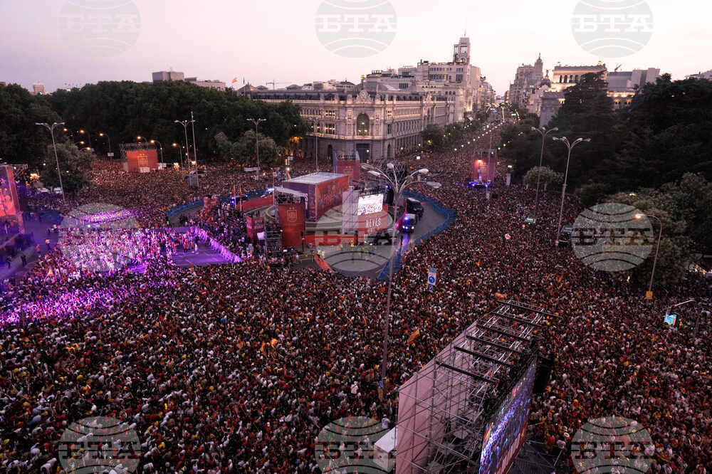 Spain WCup Soccer Celebration
