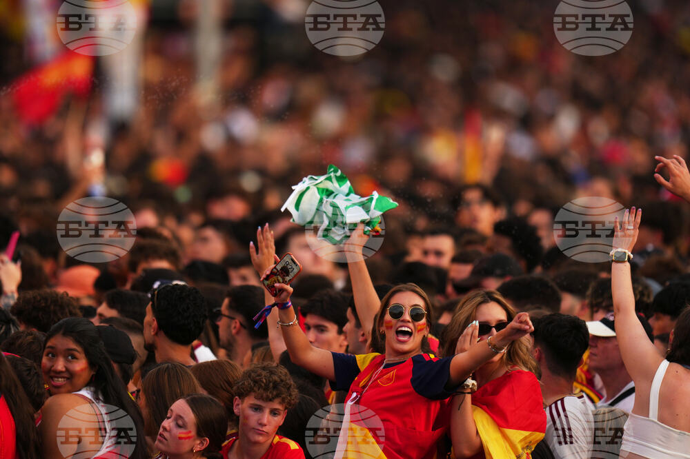 Spain WCup Soccer Celebration