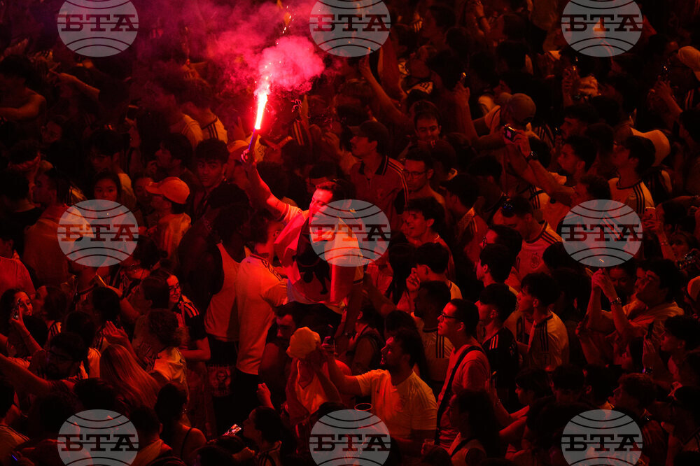 Spain WCup Soccer Celebration