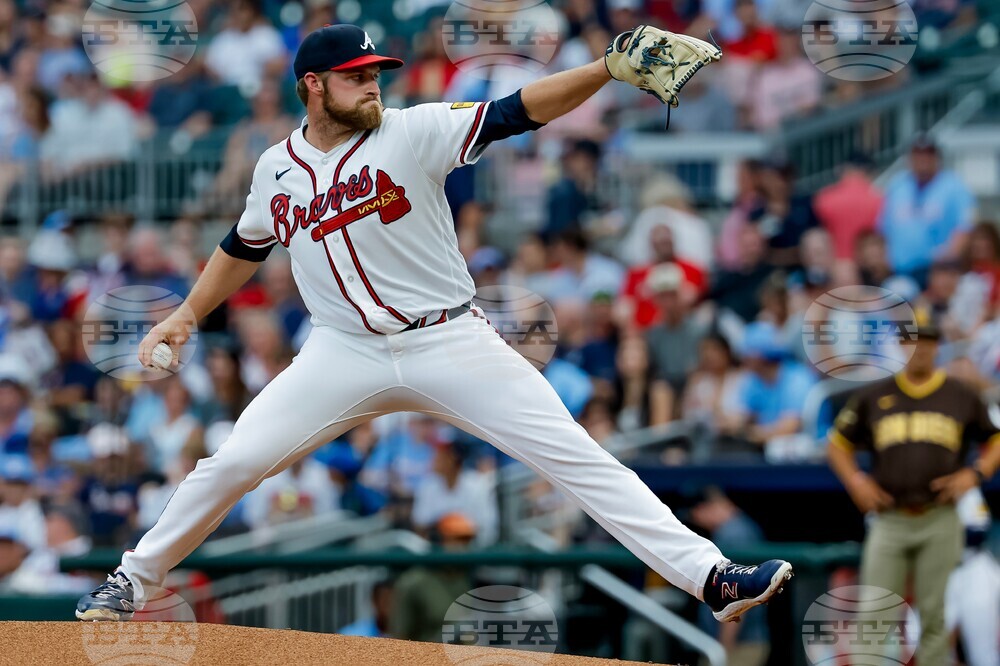 Padres Braves Baseball