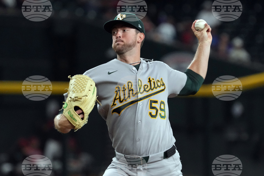 CORRECTION Athletics Diamondbacks Baseball