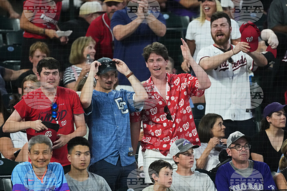 Nationals Rockies Baseball