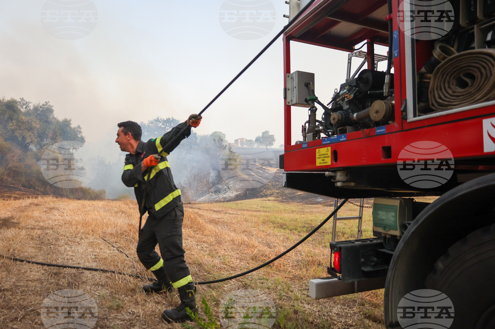 Italy Extreme Weather Wildfires