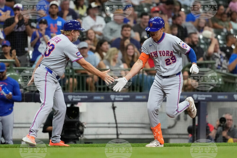 Mets Brewers Baseball