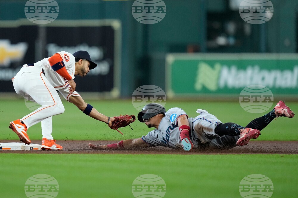 Marlins Astros Baseball