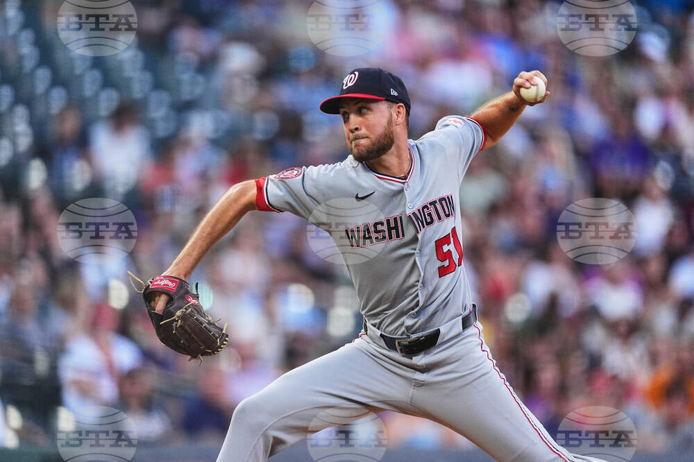Nationals Rockies Baseball