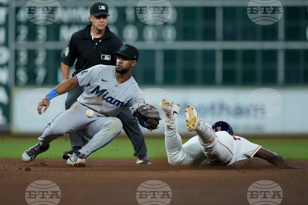 Marlins Astros Baseball