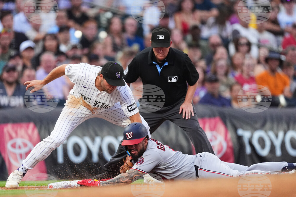 Nationals Rockies Baseball