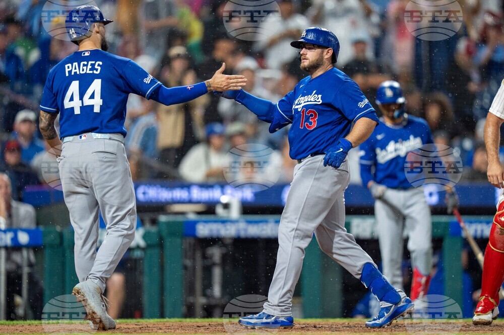 Dodgers Phillies Baseball