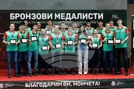 Волейбол - национален отбор за юноши - посрещане и награждаване