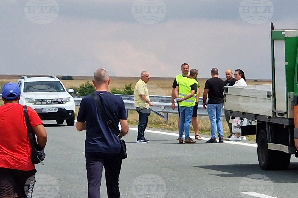 Карнобат - автомагистрала „Тракия“ - повторен оглед на мястото на катастрофата с товарен камион
