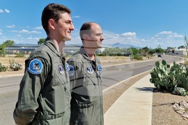 САЩ - Аризона - Тусон - изтребители F-16 - български пилоти - обучение
