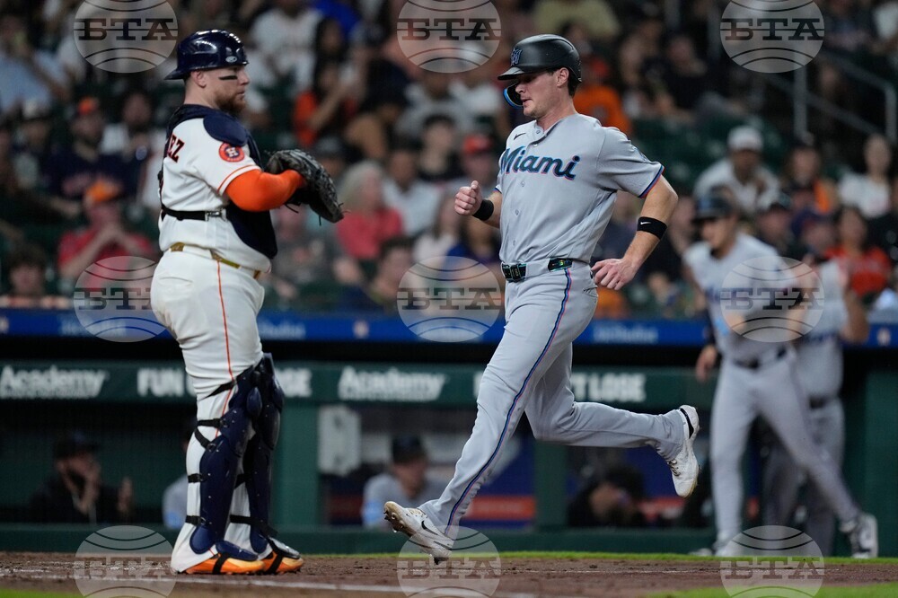 Marlins Astros Baseball