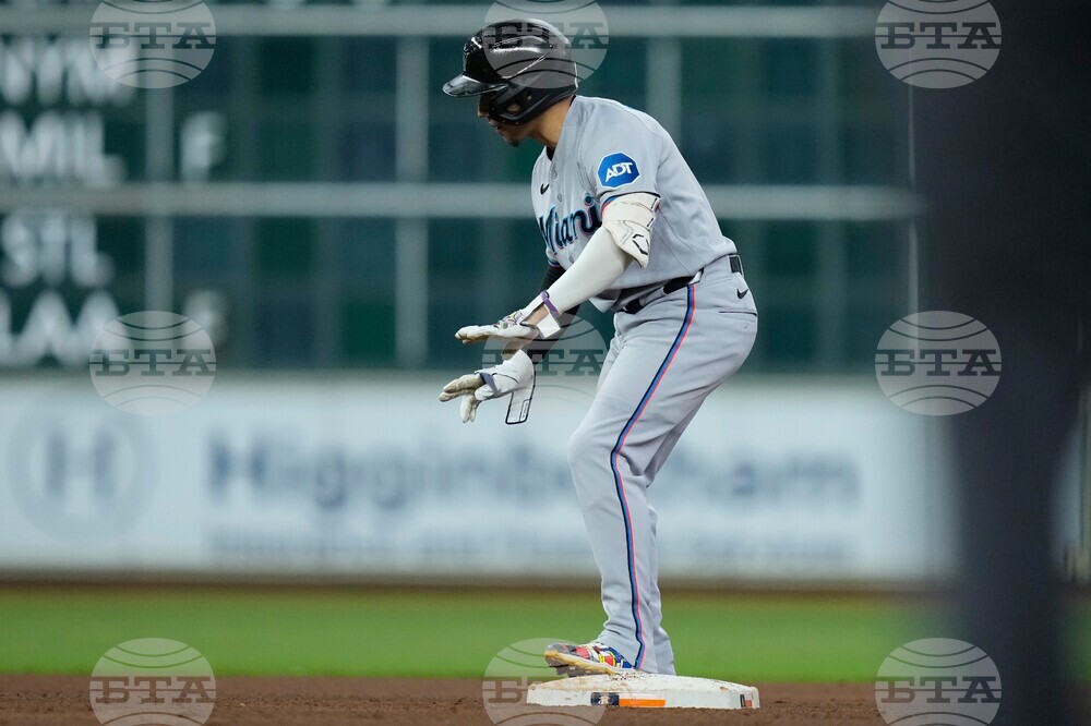 Marlins Astros Baseball
