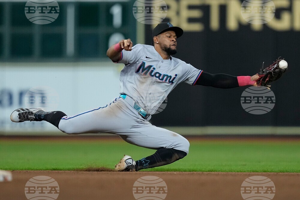 Marlins Astros Baseball