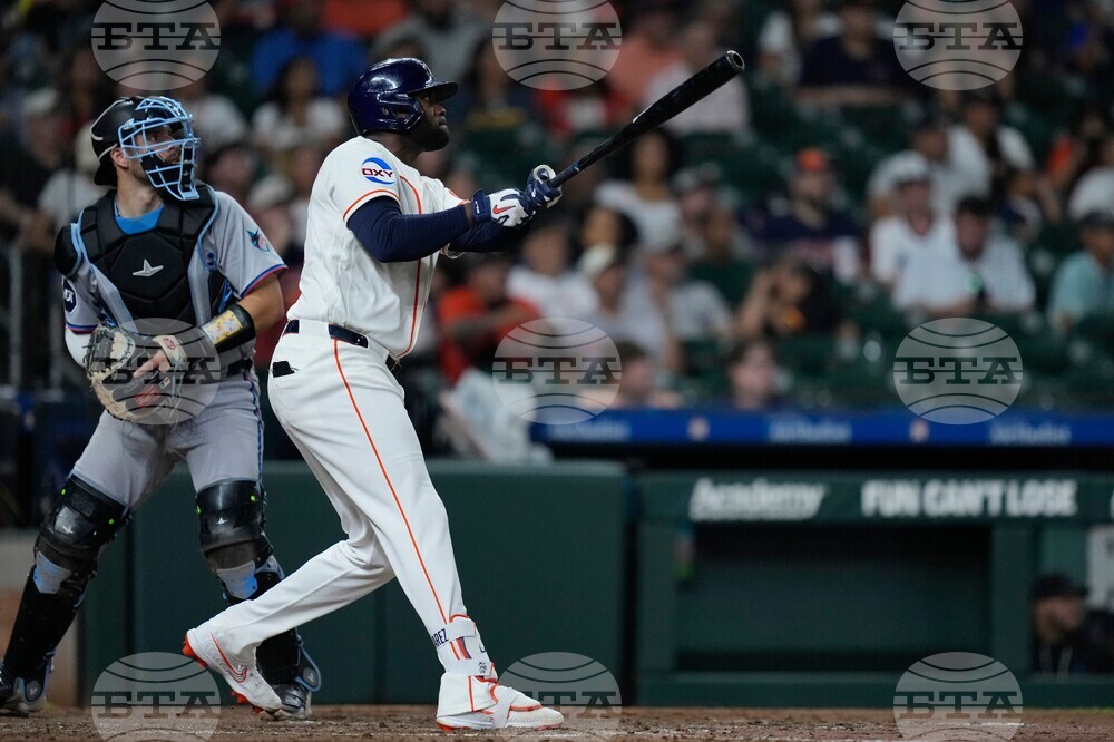 Marlins Astros Baseball